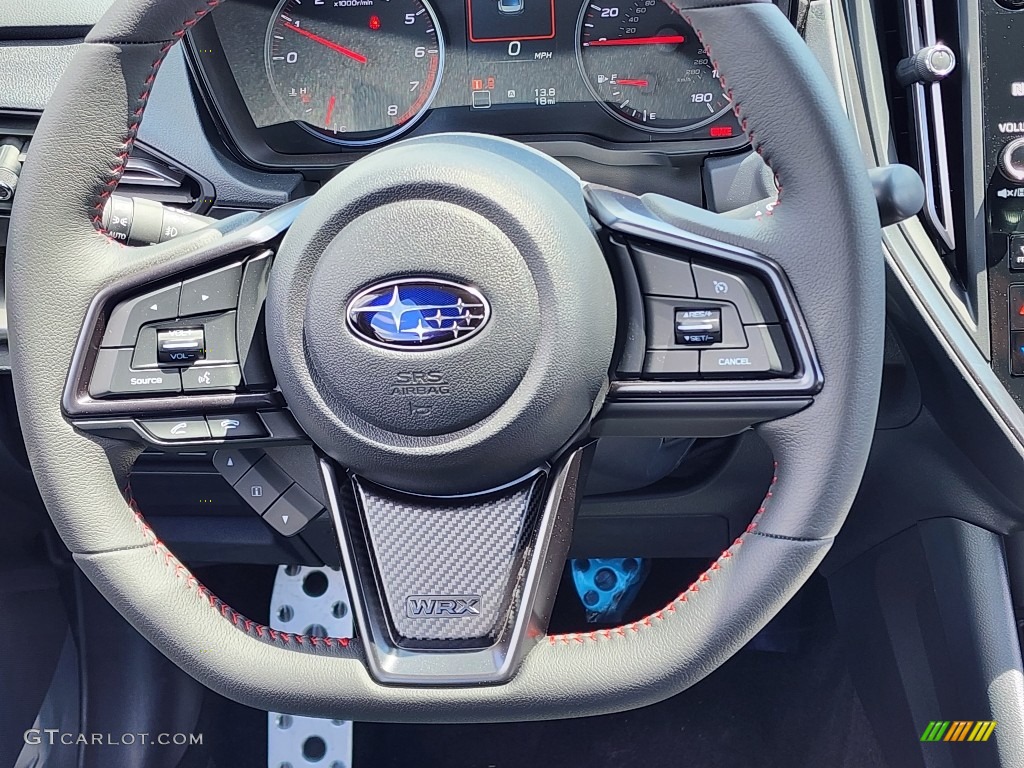 2023 Subaru WRX Premium Carbon Black Steering Wheel Photo #146087277