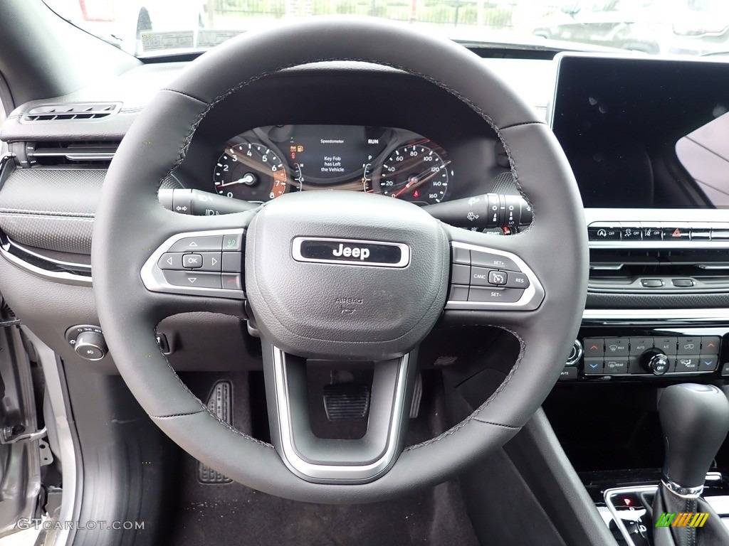 2023 Jeep Compass Altitude 4x4 Black Steering Wheel Photo #146087380