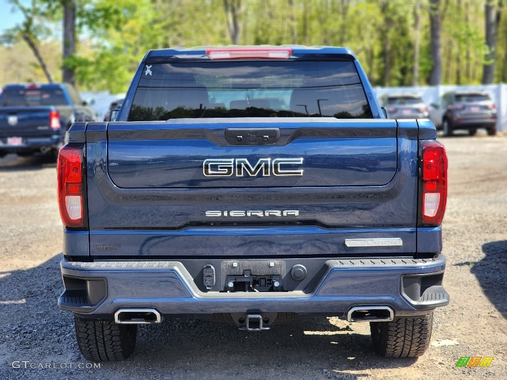 2021 Sierra 1500 Elevation Crew Cab 4WD - Pacific Blue Metallic / Jet Black photo #4