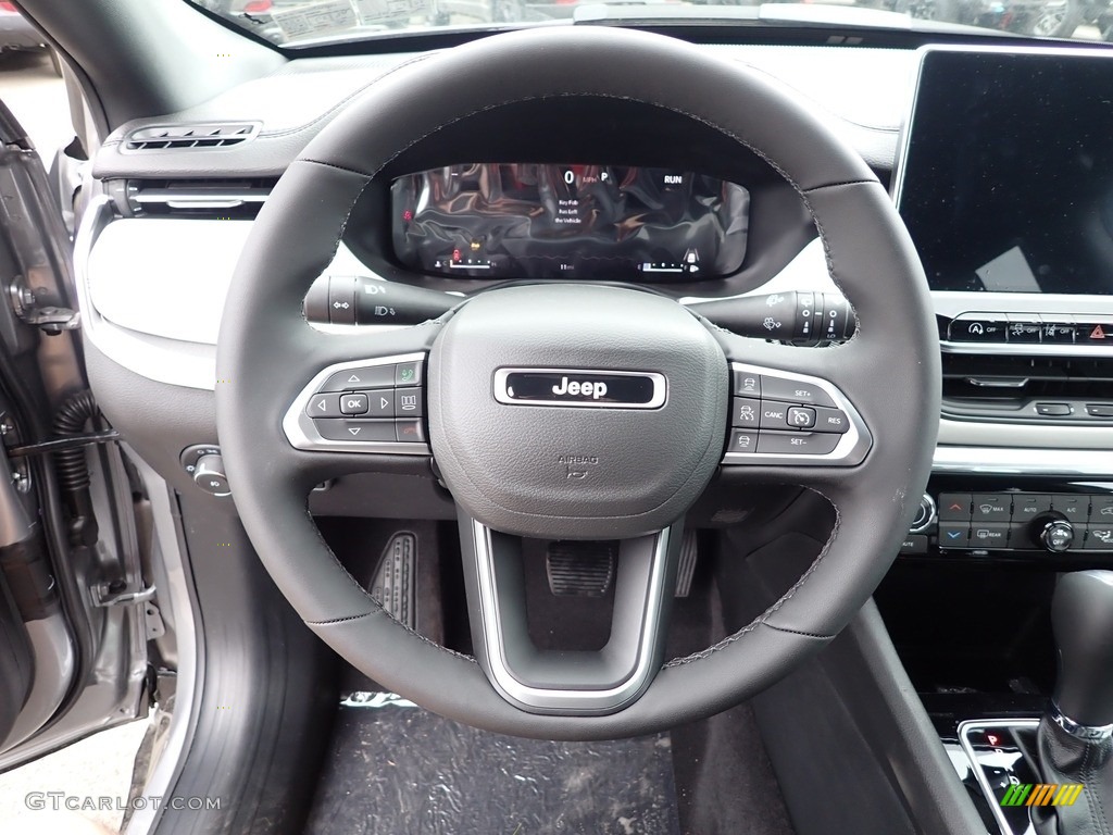 2023 Jeep Compass Limited 4x4 Black Steering Wheel Photo #146087797