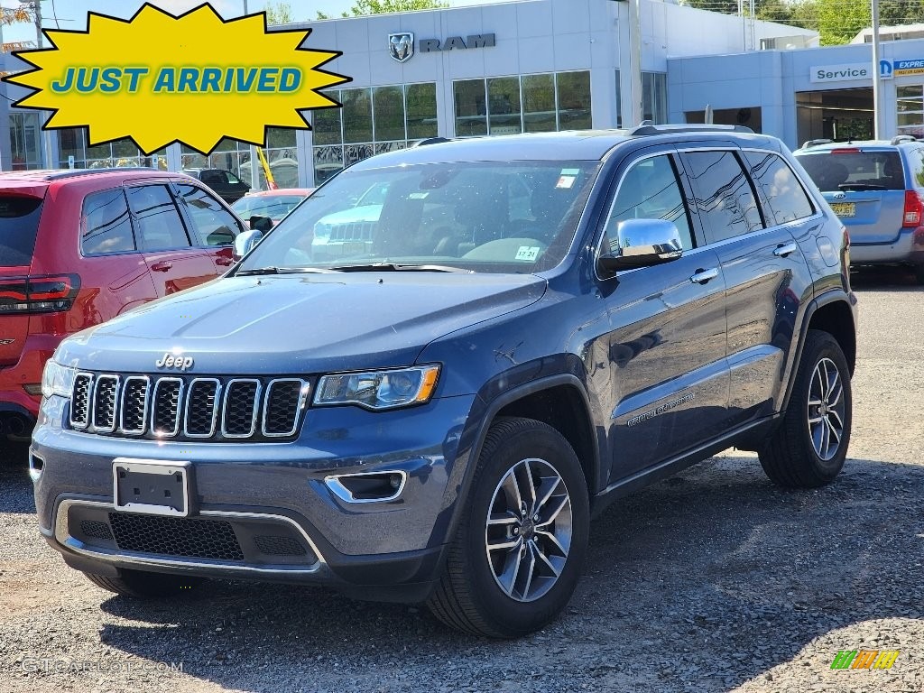 2020 Grand Cherokee Limited 4x4 - Slate Blue Pearl / Black photo #1