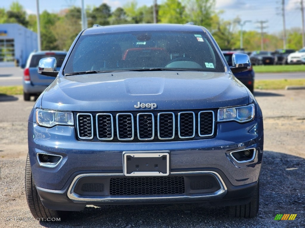2020 Grand Cherokee Limited 4x4 - Slate Blue Pearl / Black photo #2