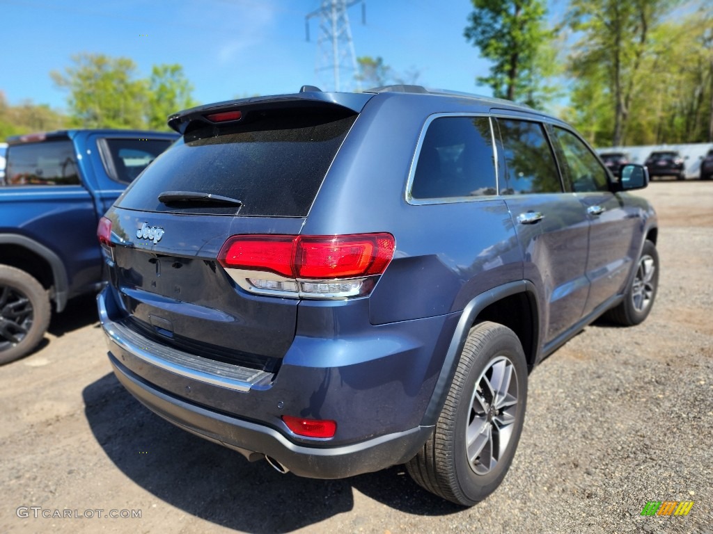 2020 Grand Cherokee Limited 4x4 - Slate Blue Pearl / Black photo #3