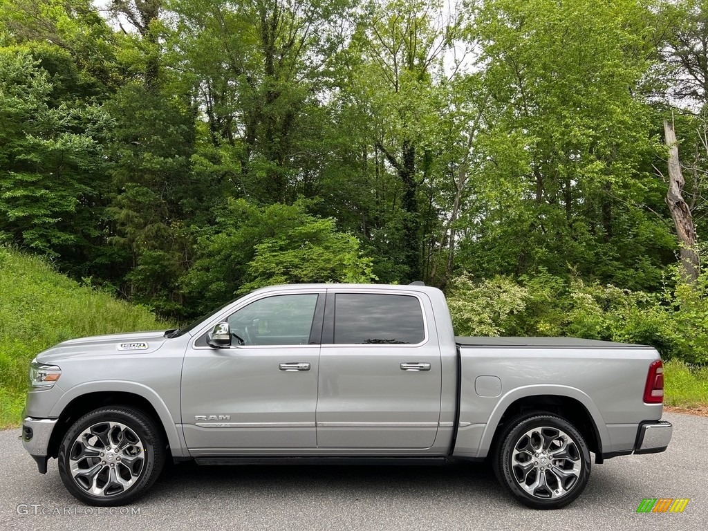 Billet Silver Metallic 2022 Ram 1500 Limited Crew Cab 4x4 Exterior Photo #146088303