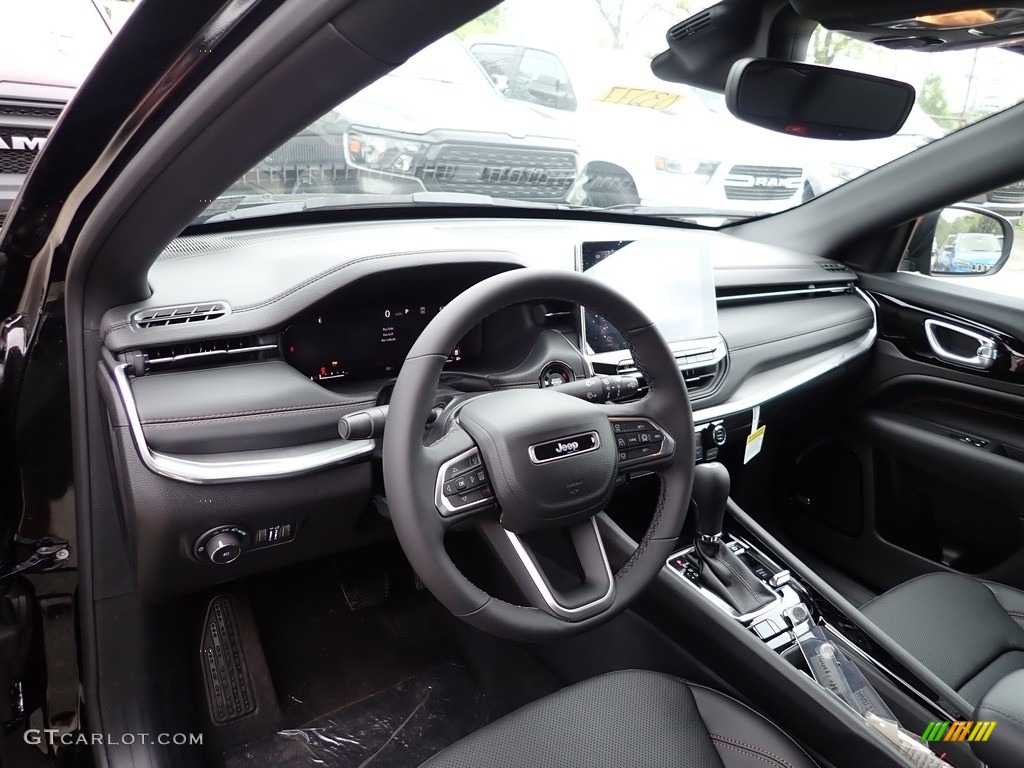 2023 Jeep Compass Limited (Red) Edition 4x4 Black Dashboard Photo #146088540