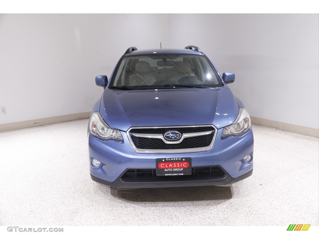 2014 XV Crosstrek 2.0i Premium - Quartz Blue Pearl / Ivory photo #2