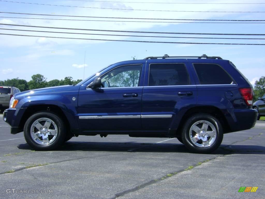 2005 Grand Cherokee Limited 4x4 - Midnight Blue Pearl / Medium Slate Gray photo #4