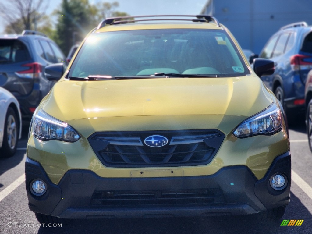 2021 Crosstrek Sport - Plasma Yellow Pearl / Gray photo #2