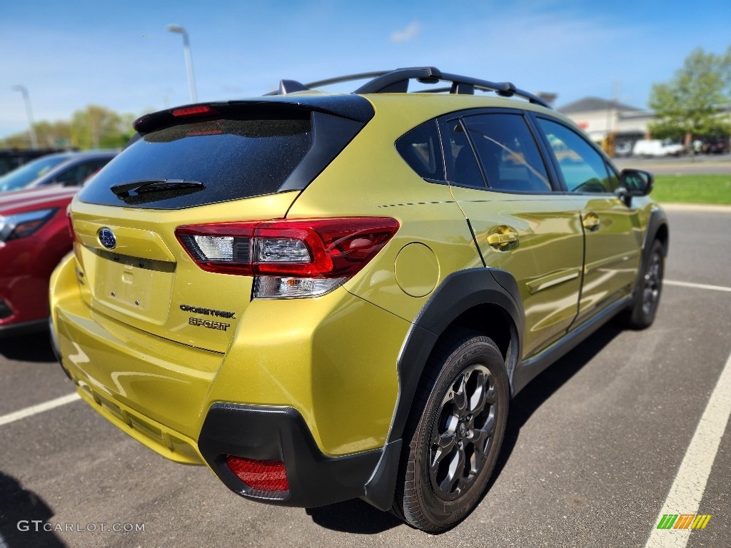 2021 Crosstrek Sport - Plasma Yellow Pearl / Gray photo #3
