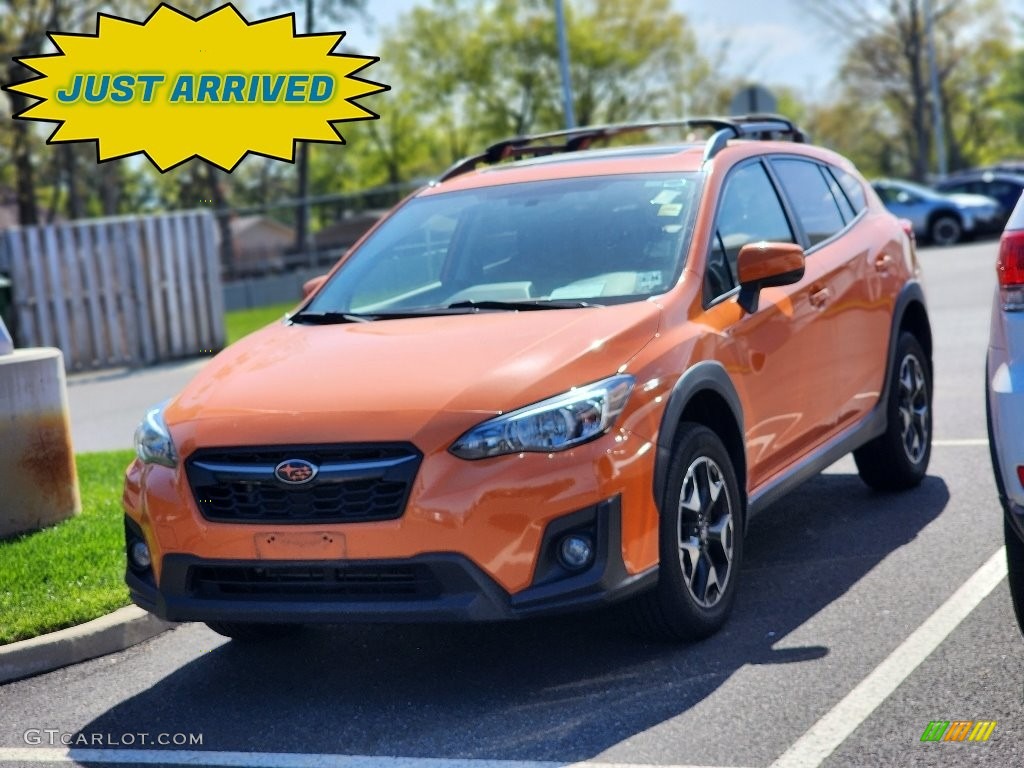 2019 Crosstrek 2.0i Premium - Sunshine Orange / Black photo #1
