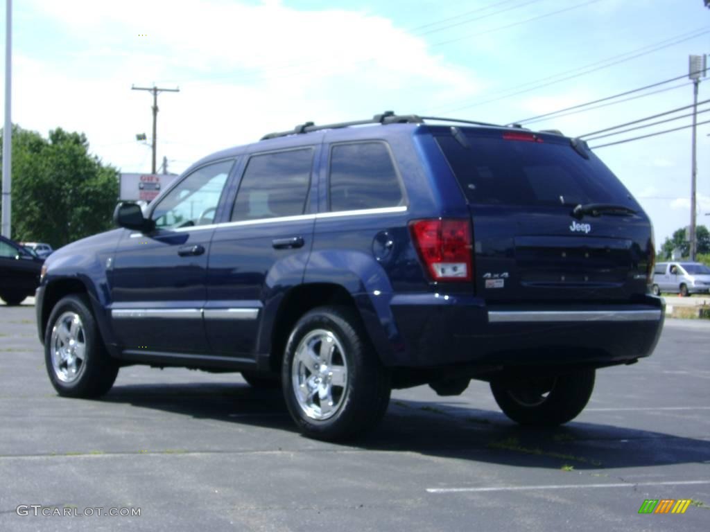 2005 Grand Cherokee Limited 4x4 - Midnight Blue Pearl / Medium Slate Gray photo #5