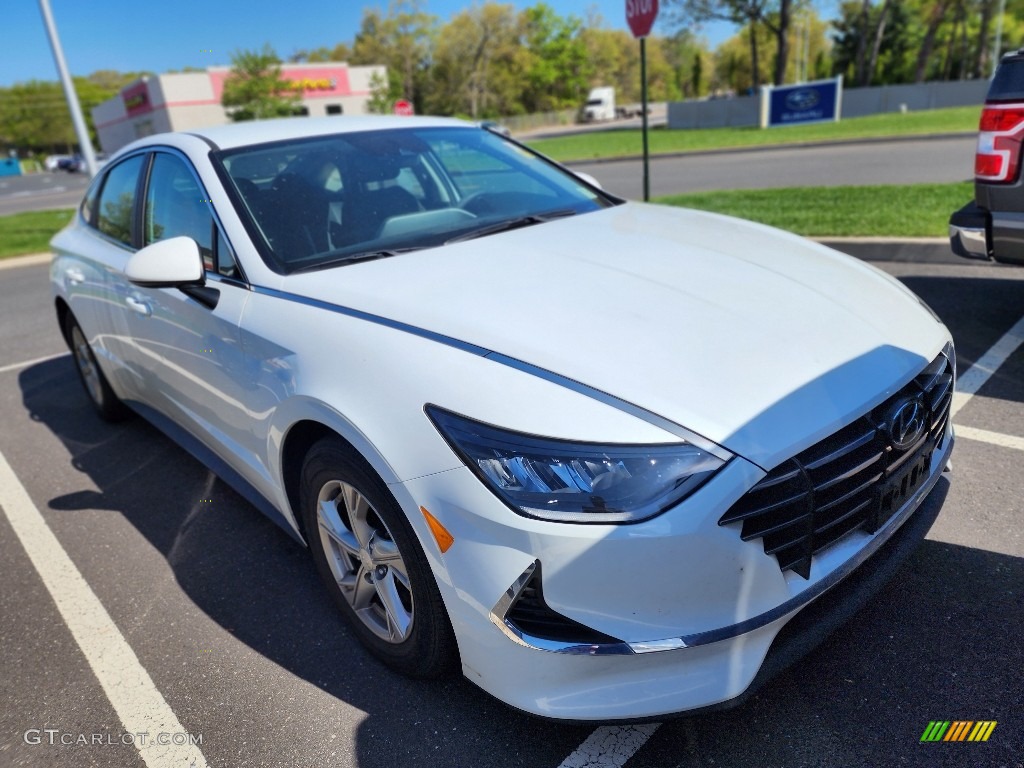 2020 Sonata SE - Quartz White / Black photo #2