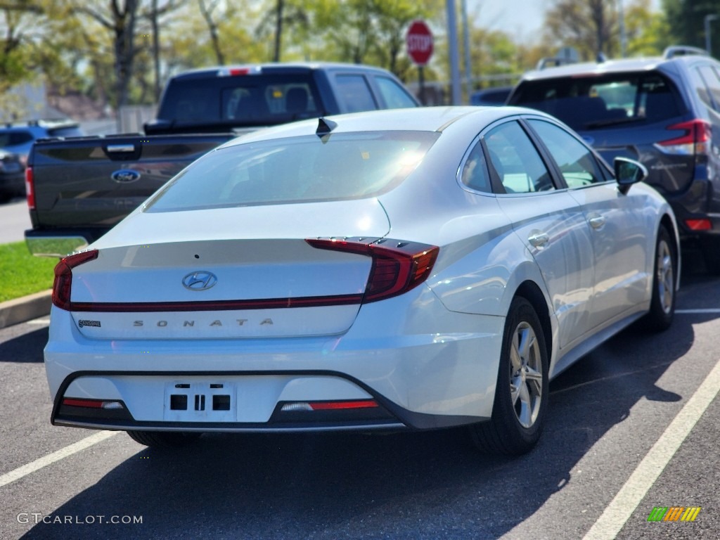 2020 Sonata SE - Quartz White / Black photo #4