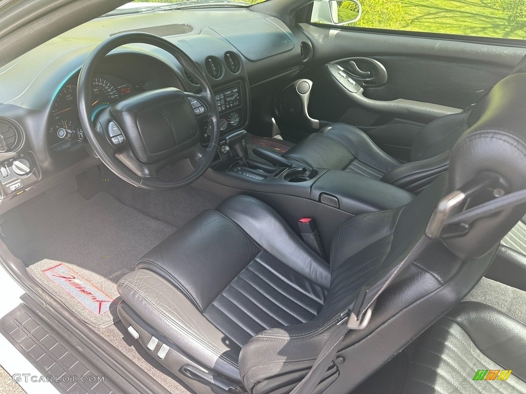 Ebony Interior 2001 Pontiac Firebird Trans Am Coupe Photo #146090144