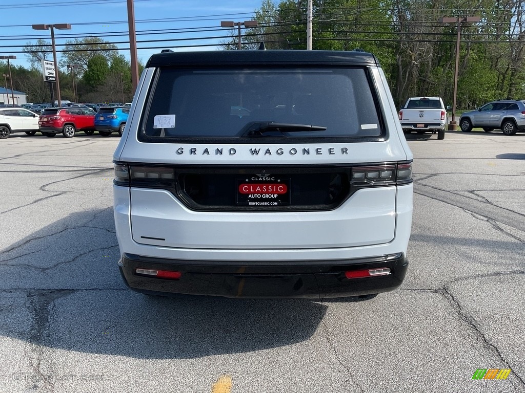 2023 Grand Wagoneer Series III 4x4 - Bright White / Global Black photo #13