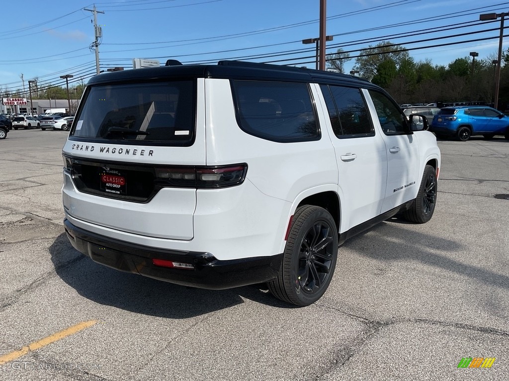 2023 Grand Wagoneer Series III 4x4 - Bright White / Global Black photo #14