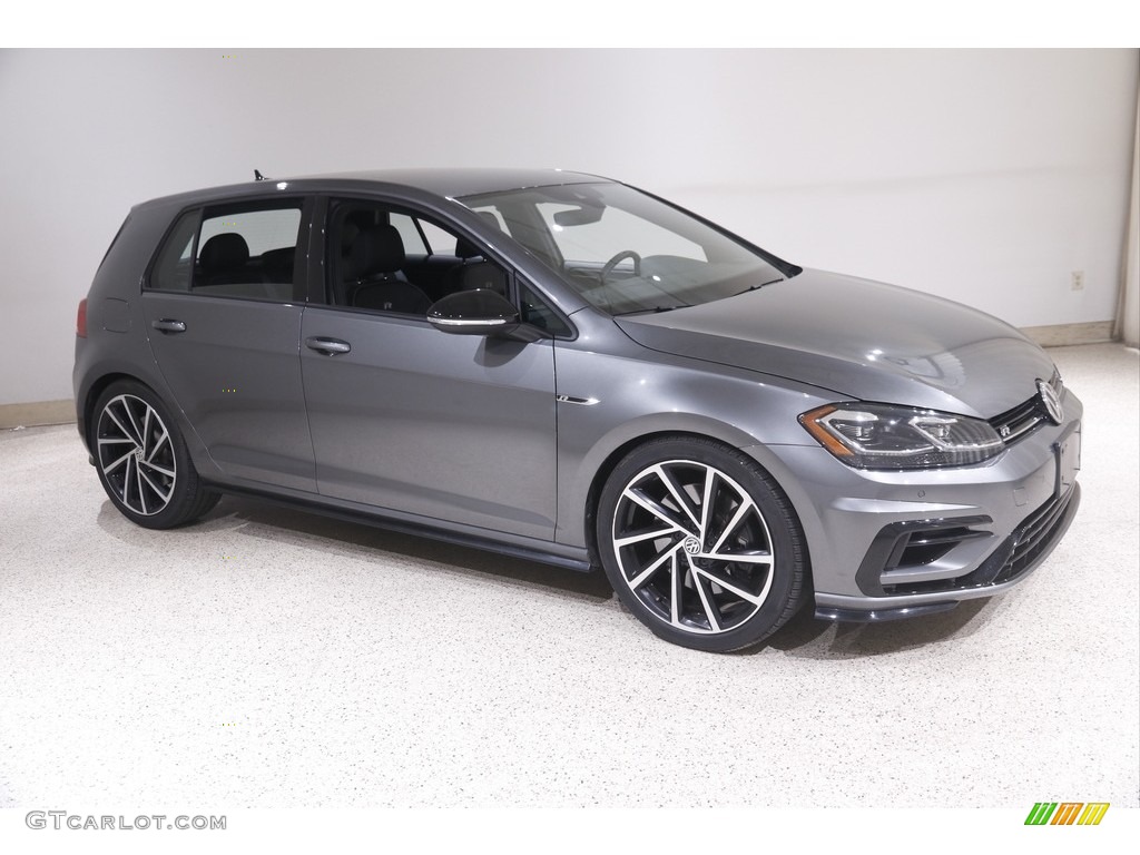 Indium Gray Metallic 2019 Volkswagen Golf R 4Motion W/DCC. NAV. Exterior Photo #146090298