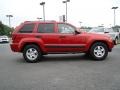 2005 Inferno Red Crystal Pearl Jeep Grand Cherokee Laredo  photo #2