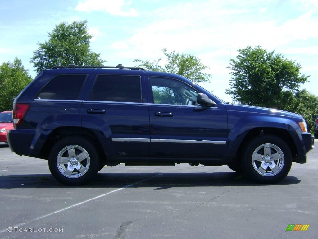 2005 Grand Cherokee Limited 4x4 - Midnight Blue Pearl / Medium Slate Gray photo #8