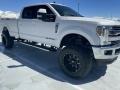 White Platinum - F350 Super Duty Lariat Crew Cab 4x4 Photo No. 10