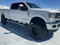 2019 White Platinum Ford F350 Super Duty Lariat Crew Cab 4x4  photo #10