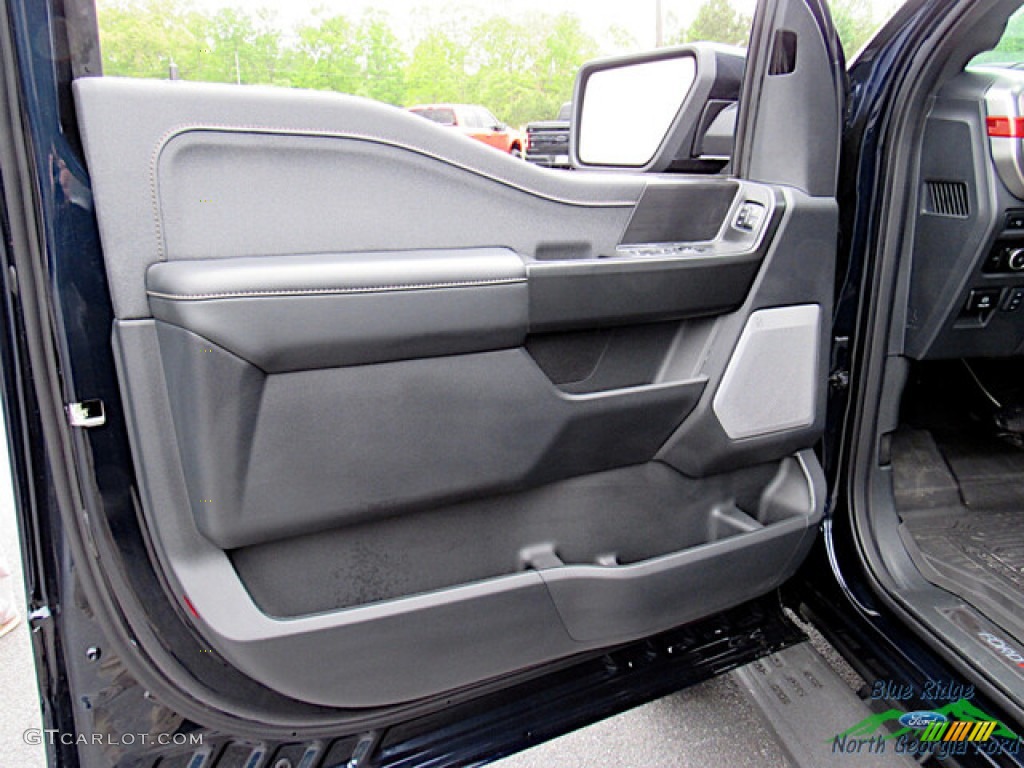 2023 Ford F150 SVT Raptor SuperCrew 4x4 Black Door Panel Photo #146090660