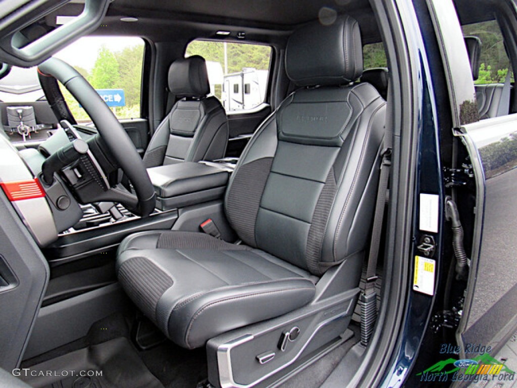 Black Interior 2023 Ford F150 SVT Raptor SuperCrew 4x4 Photo #146090668