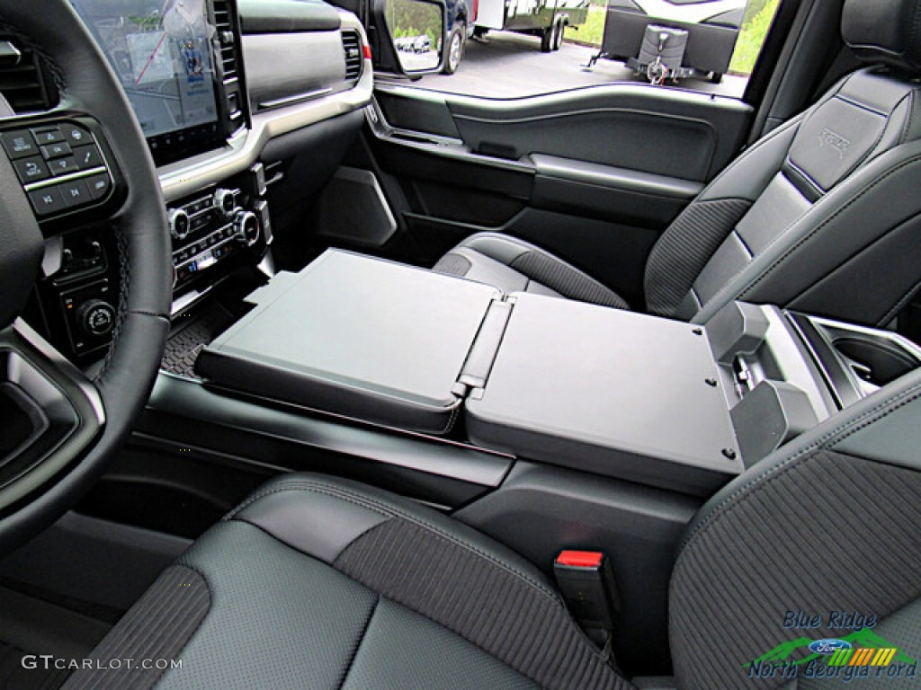 2023 F150 SVT Raptor SuperCrew 4x4 - Antimatter Blue Metallic / Black photo #28
