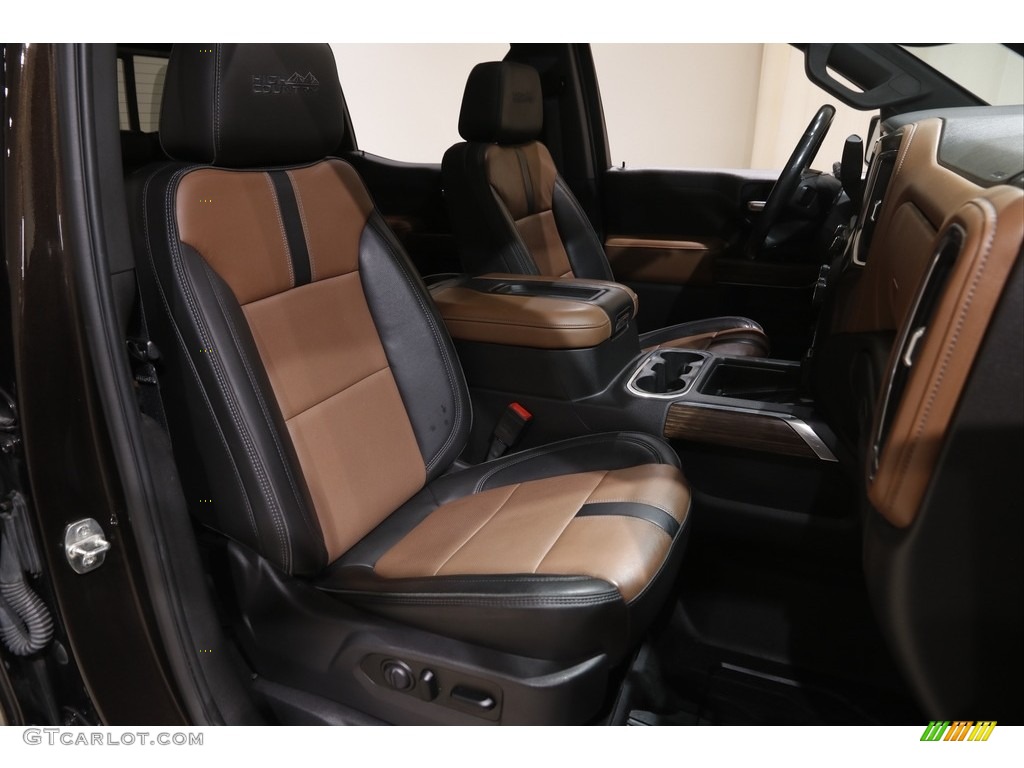 Jet Black/Umber Interior 2019 Chevrolet Silverado 1500 High Country Crew Cab 4WD Photo #146091203