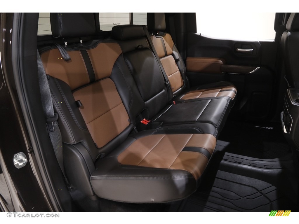 Jet Black/Umber Interior 2019 Chevrolet Silverado 1500 High Country Crew Cab 4WD Photo #146091206