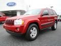 2005 Inferno Red Crystal Pearl Jeep Grand Cherokee Laredo  photo #6