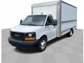 Front 3/4 View of 2016 Savana Cutaway 3500 Commercial Moving Truck
