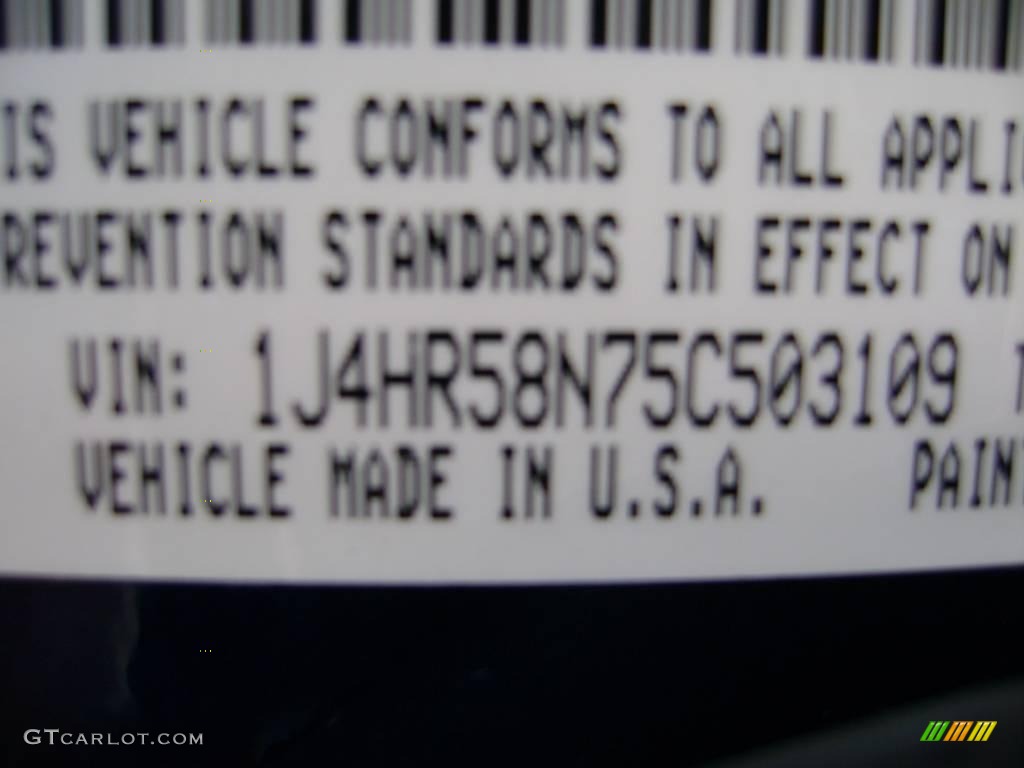 2005 Grand Cherokee Limited 4x4 - Midnight Blue Pearl / Medium Slate Gray photo #15