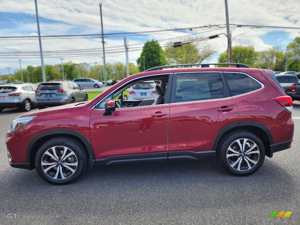 Crimson Red Pearl 2021 Subaru Forester 2.5i Limited Exterior Photo #146091887