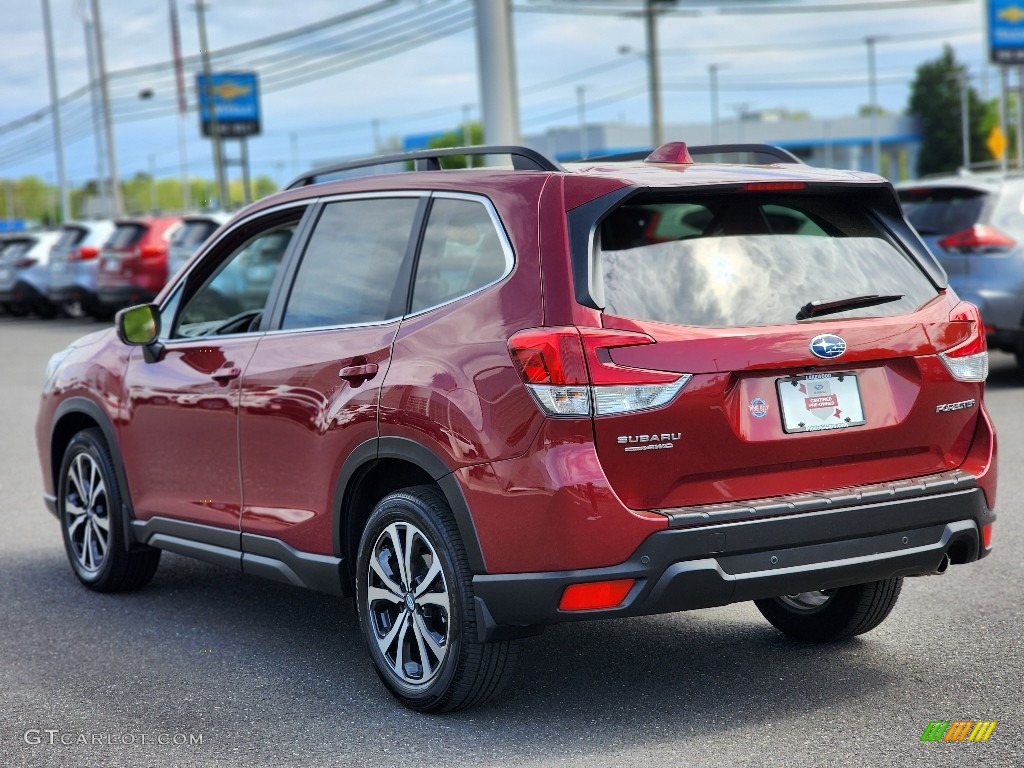 2021 Forester 2.5i Limited - Crimson Red Pearl / Gray photo #12