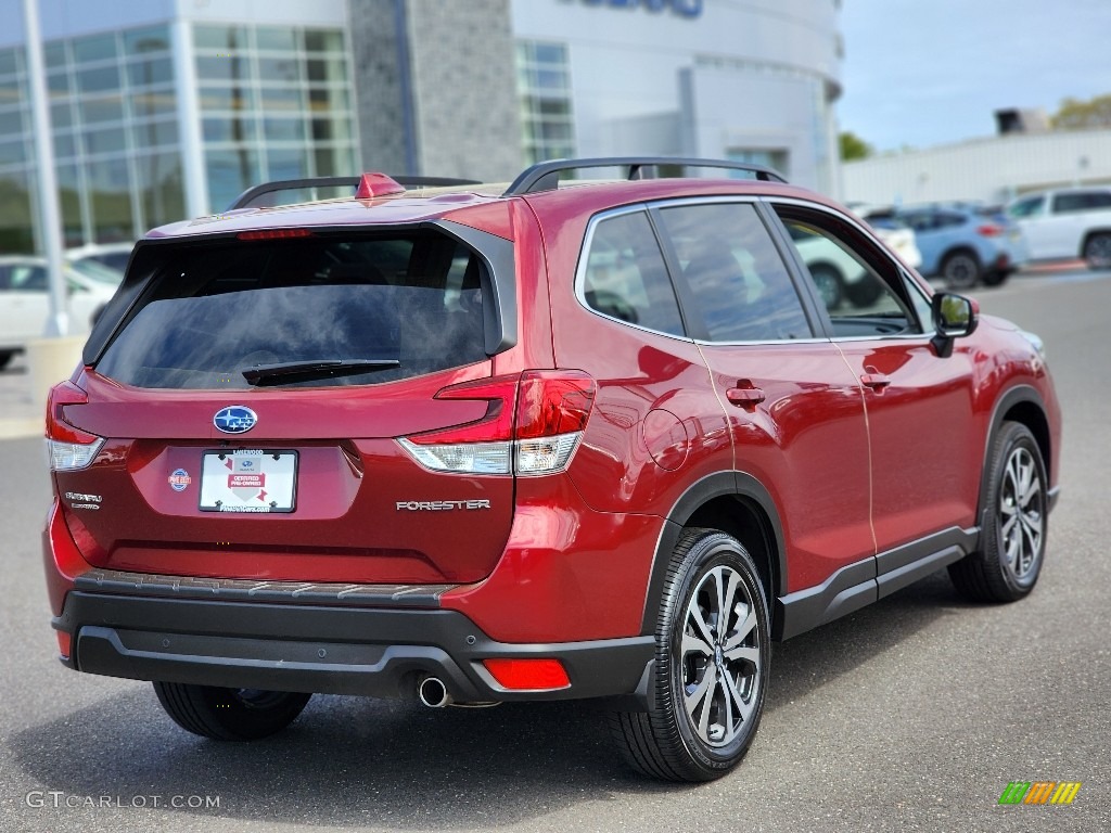 2021 Forester 2.5i Limited - Crimson Red Pearl / Gray photo #14