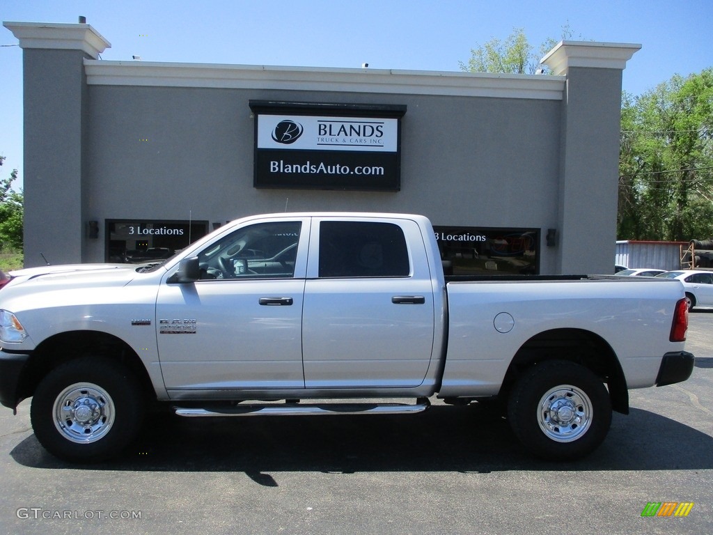 2016 2500 Tradesman Crew Cab 4x4 - Bright Silver Metallic / Black/Diesel Gray photo #1