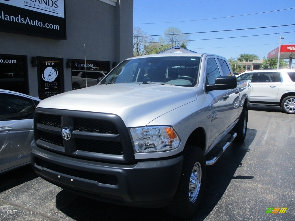2016 2500 Tradesman Crew Cab 4x4 - Bright Silver Metallic / Black/Diesel Gray photo #2