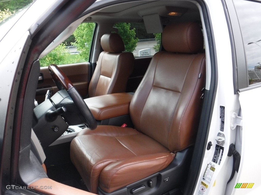 2015 Toyota Sequoia Platinum 4x4 Front Seat Photo #146092099