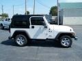 2005 Stone White Jeep Wrangler X 4x4  photo #3