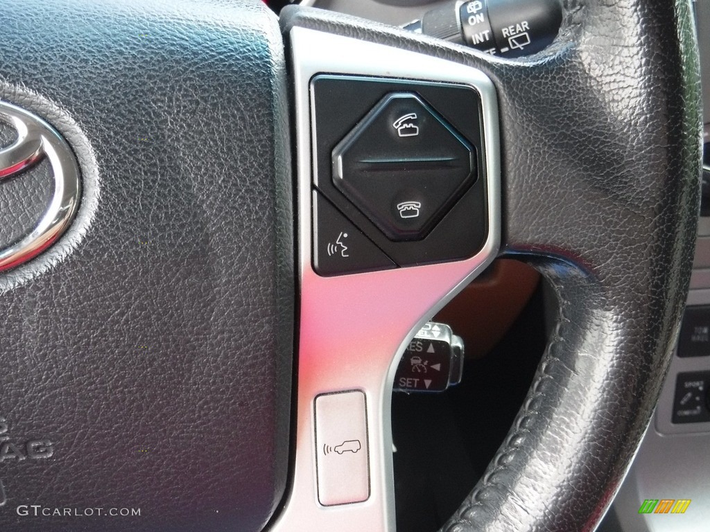 2015 Toyota Sequoia Platinum 4x4 Red Rock Steering Wheel Photo #146092332