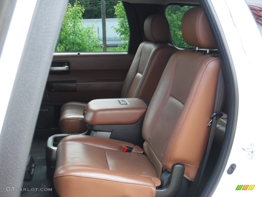 2015 Toyota Sequoia Platinum 4x4 Rear Seat Photo #146092350