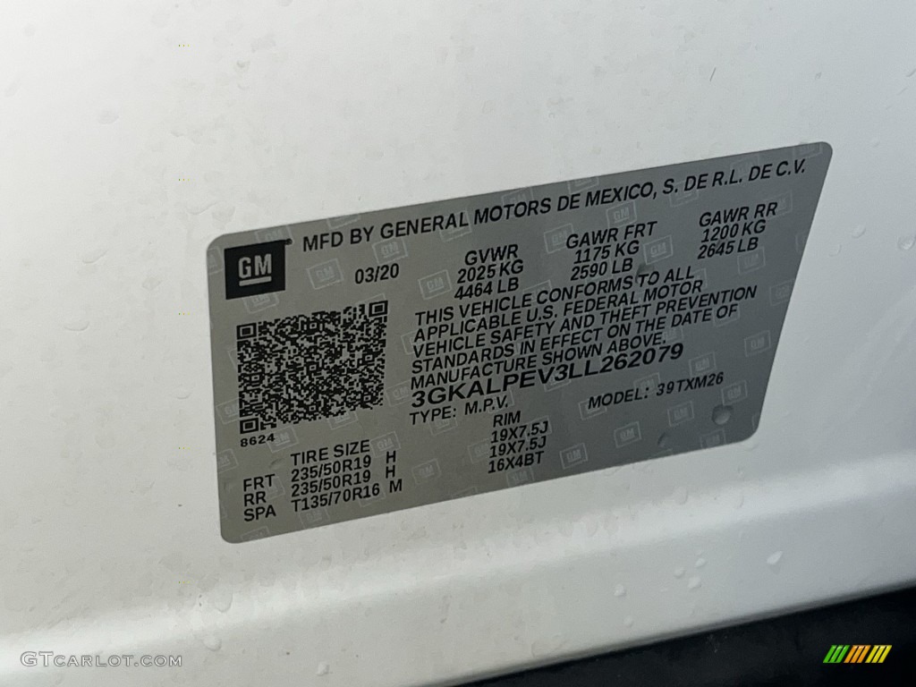 2020 Terrain SLT - Summit White / Jet Black photo #32