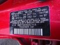  2016 Accent SE Sedan Boston Red Color Code P9R