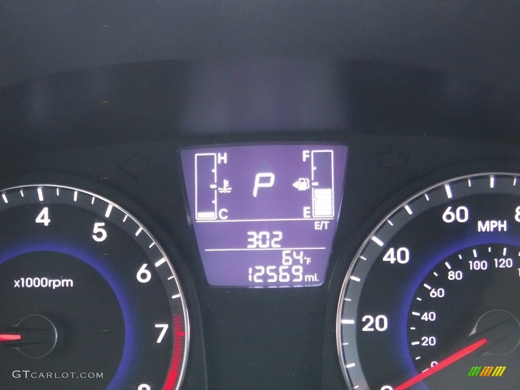 2016 Accent SE Sedan - Boston Red / Gray photo #28