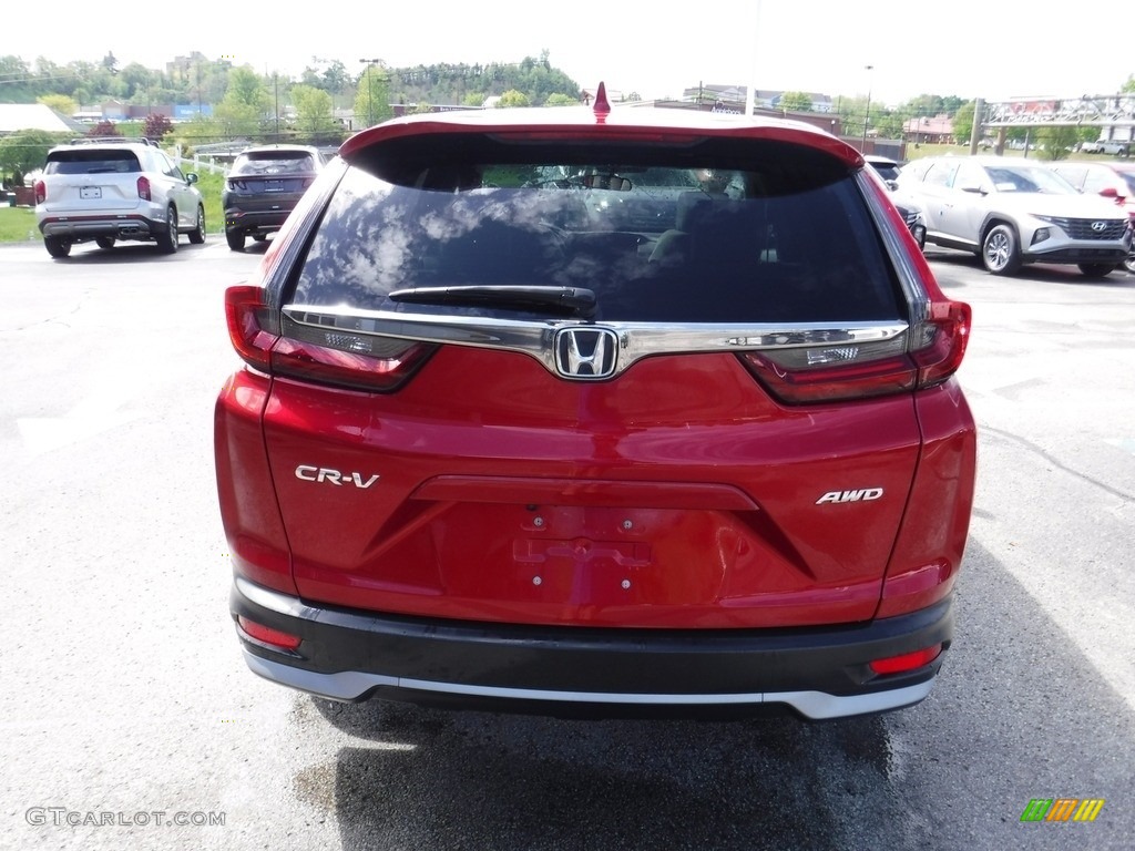 2020 CR-V EX AWD - Radiant Red Metallic / Gray photo #7