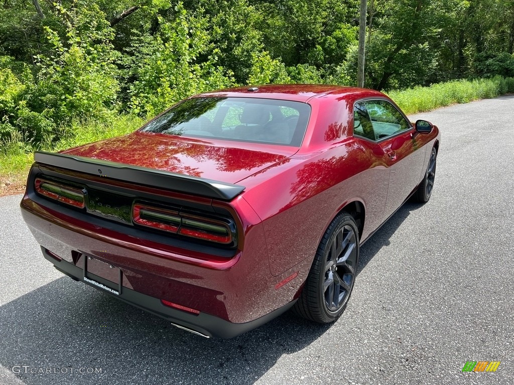 2023 Challenger SXT Blacktop - Octane Red Pearl / Black photo #6