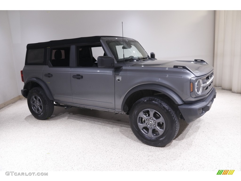 Carbonized Gray Metallic 2022 Ford Bronco Big Bend 4x4 4-Door Exterior Photo #146093517