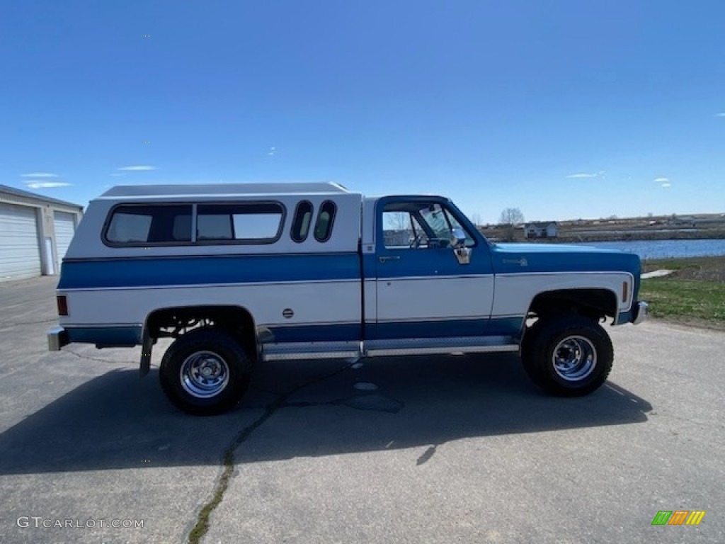 Mariner Blue 1978 Chevrolet C/K Truck K10 Silverado Regular Cab 4x4 Exterior Photo #146094096