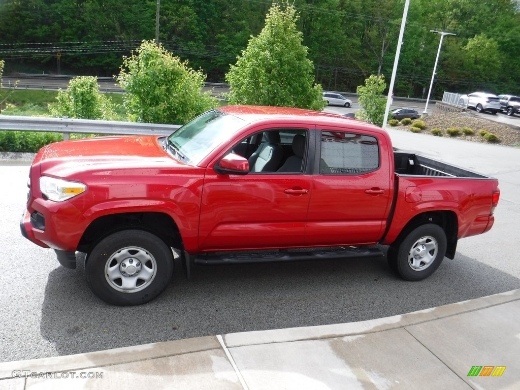 2019 Tacoma SR Double Cab 4x4 - Barcelona Red Metallic / Cement Gray photo #11